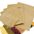 kraft paper bag with zipper stand up pouch