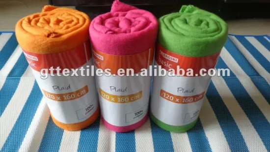 100% polyester polar fleece blanket