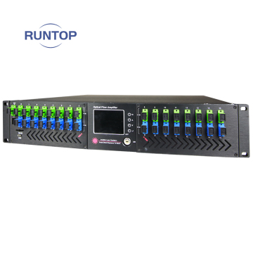 2U 16 ports 1550nm WDM EYDFA