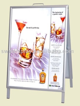 poster stand,25mm aluminum mitred corner