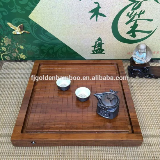 142 not liable to warp strand woven bamboo tea tray
