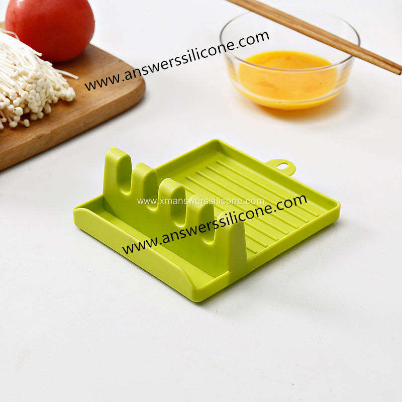 Silicone Spoon Rests Cooking Utensils Holder for Kitchen