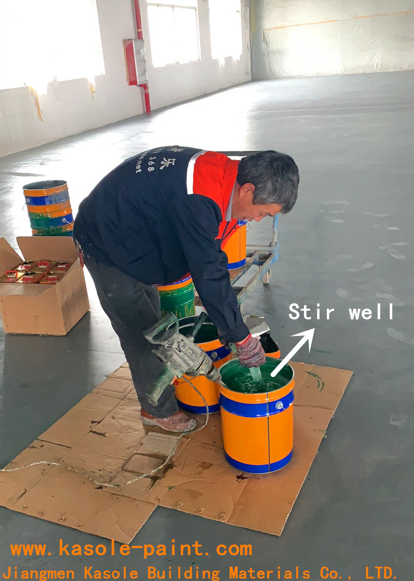 Epoxy self-leveling