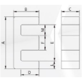 Core de poudre magnétique molle en métal pour composants électroniques