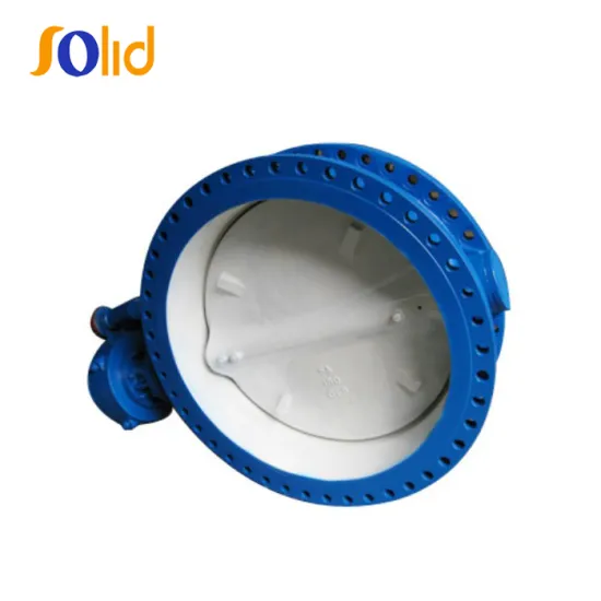 Ductile Iron Soft Seated U Type Flanged Butterfly Valve