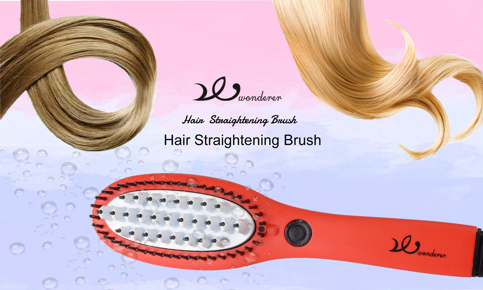 Hair Straightening Mini Brush