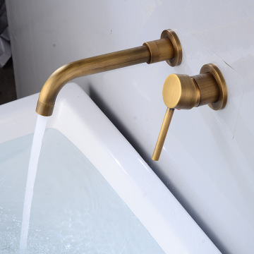Concealed Bathroom Basin Faucet: Wall-Mounted Luxury Hidden Mixer Tap