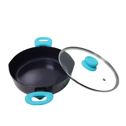 Cook Friendly 30cm Pressed Aluminum Shallow Casserole Pot