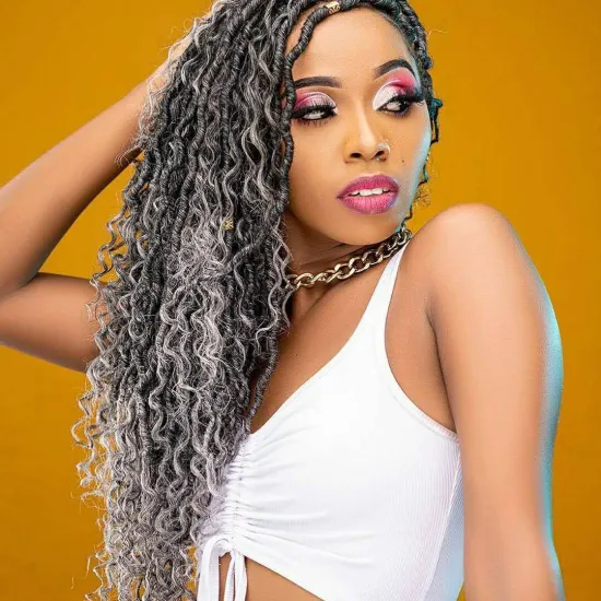 River Locs Crochet Braids Twist Hair Natural Deep Faux Locs Crochet Hair Braids Twist Pre-Looped Synthetic Hair Extension