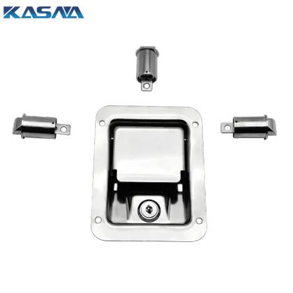 Three Point Linkage Stainless Steel Truck Tool Box Paddle Handle Latch Lock