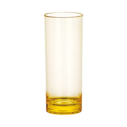 Mojito Glass - Tritan Polycarbonate Tom Collins Glass, 350ml Plastic Tumbler