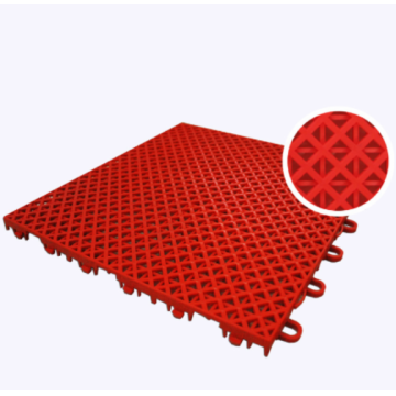 Piso esportivo de ladrilhos de intertravamento anti-deslizamento