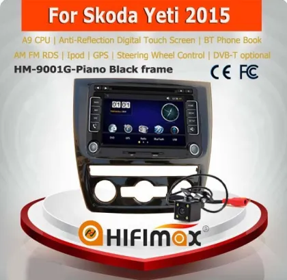Hifimax skoda yeti gps dvd/skoda yeti car player with gps navigation system/car audio player for skoda yeti 2014 2015