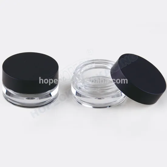 empty acrylic cosmetic jar 5g