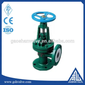 Cast iron F4 sealed angle globe valve