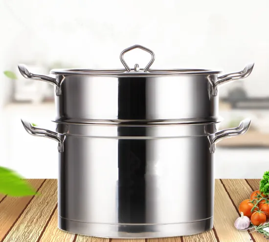 Three layers bottom Stainless Steel Soup Pot