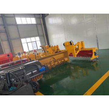 Loader type Icebreaker for road snow removal