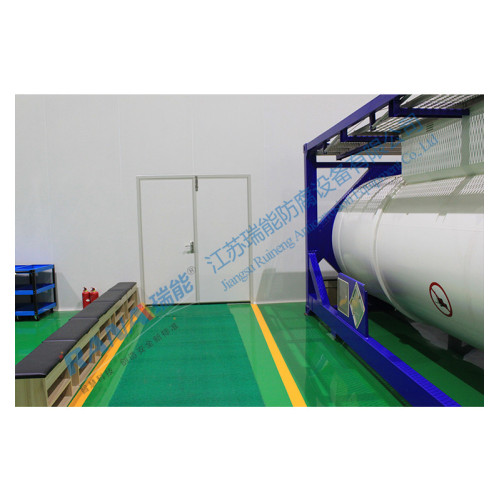 ISO container with fluoroplastic PTFE lining sheet