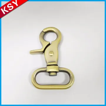 Popular Competitive Price Metal Hook/ Carabiner Hook/Snap Spring Hook With Big Square Ring For Purse