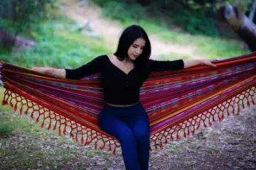 Lightweight Durable Tassel Handmade Weather-Resistant Boho Classic Hammock