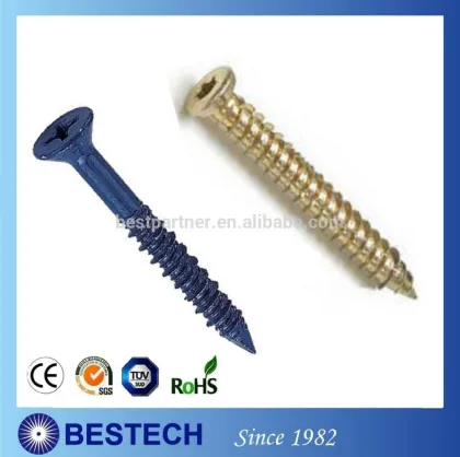 Concrete Screws Fasten Materials to Concrete Screw