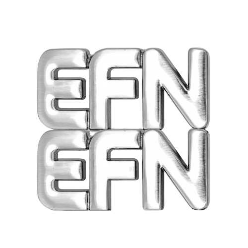 Boucle de ceinture en alliage de zinc avec lettres métalliques personnalisées