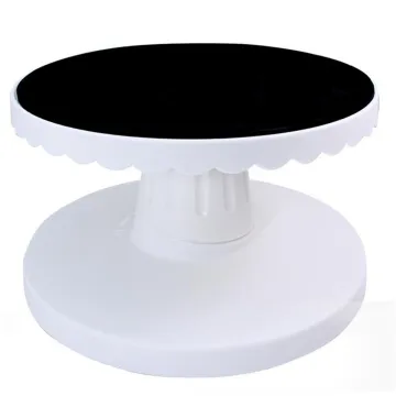 kitchen cake decorating icing revolving tilting turntable cake stand