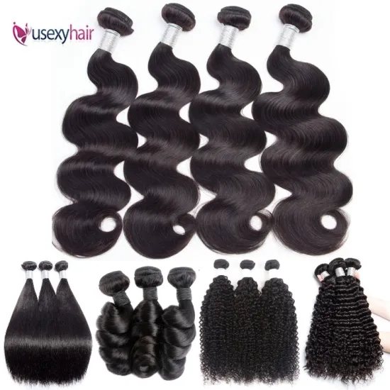 Wholesale Single Donor Unprocessed Virgin Cuticle Aligned Raw Indian Temple Human Hair in India