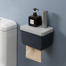 Toilet Tissue Box Waterproof Paper Holder Shelf Storage Box Creative Wall Mount Paper Roll Holder Dispenser Bathroom Products