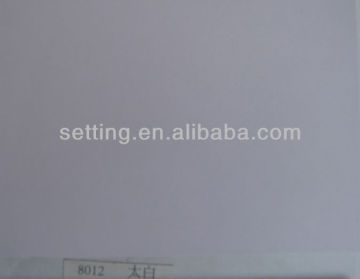 tatinium white color MDF melamine UV board for kitchen cabinet