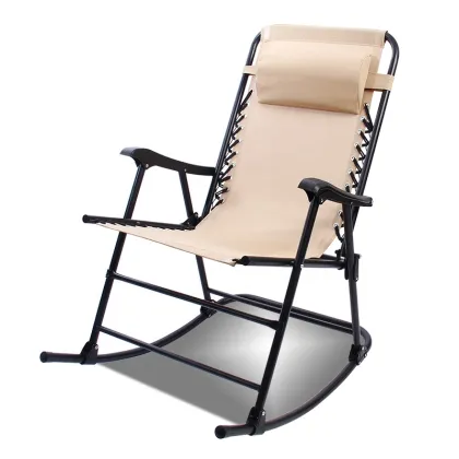 Patio Outdoor Rocking Recliner Chair Comfortable Garden Furniture  Rocking Chair