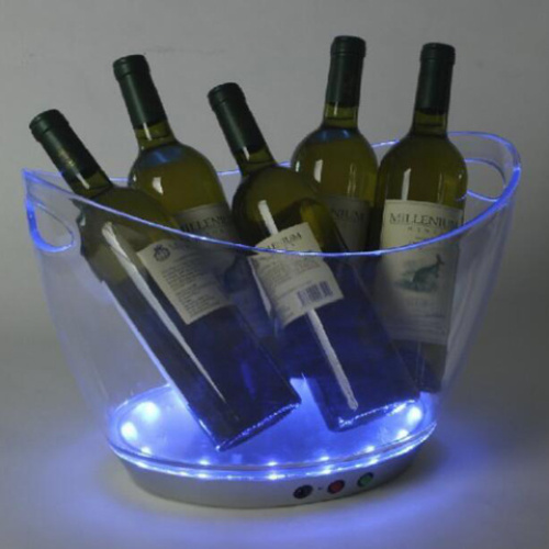 Lighting wine gifts led ice coolers bucket