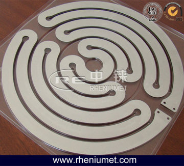 Tungsten middle heaters for MOCVD, W heater