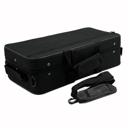 Musical Instrument Storage Bag Thickened Foam Clarinet Box Case with Handle Strap Anti-Dae and Storage Clarinet