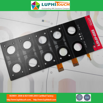 BINAR Dönüştürücü FPC Devre Al Backer Membrane Switch