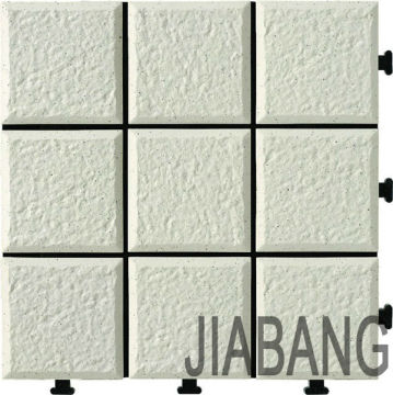 removable Interlocking ceramic DIY flooring