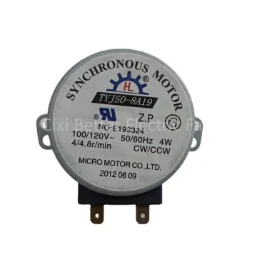 TYJ50-8A19: Customized AC 220V Micro Permanent Magnet Synchronous Motor for Heaters, Microwave Ovens, and Other Appliances
