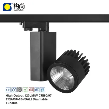 GOSUN 5-Year Warranty 2700K-7000K Smart Dimmable 30W COB LED Track Light