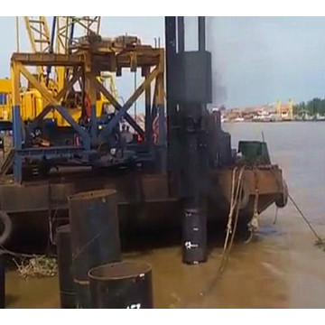 DD75 Diesel Pile Hammer dengan batang panduan