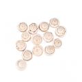 Craft White Swirl Shell Beads for Jewelry Making