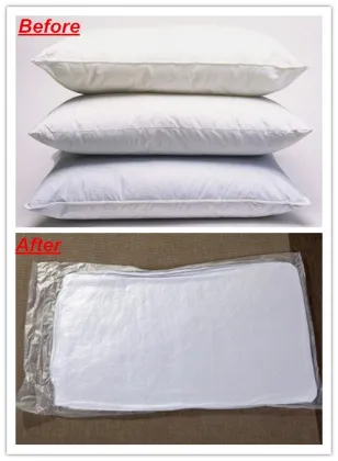 Latex Pillow Compress Packaging Machine