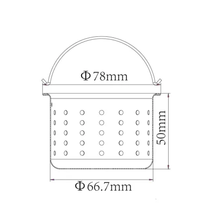 Tianli Kitchen Sink Water Basket - QS197C010