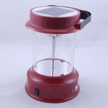 Rechargeable Solar LED Camping Lantern with USB Charger and Radio