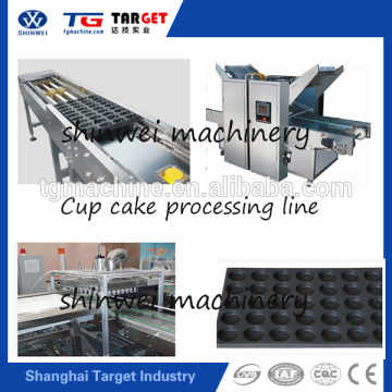 CE/ISO9001 Approved delicious paper cup cake baking line