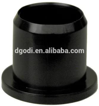 Custom design cheap price high quality flange black plastic pom bushing