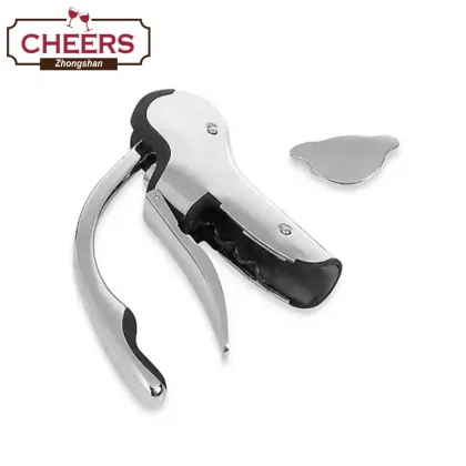 Custom Branded Brookstone Connoisseur's Compact Manual Lever Wine Opener and Corkscrew