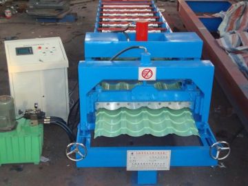 Trapezoidal Roofing Corrugated Sheet Roll Forming Machines For Color Steel Sheet