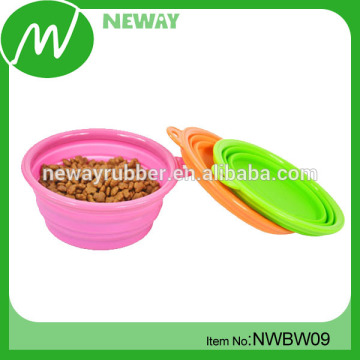 foldable silicone dog bowl