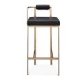 Elegant Design Durable Wooden Frame Pu Leather Cover Dining Chair