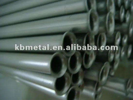 Aluminum tube for big diameter both side